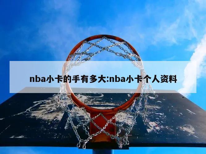 nba小卡的手有多大:nba小卡个人资料